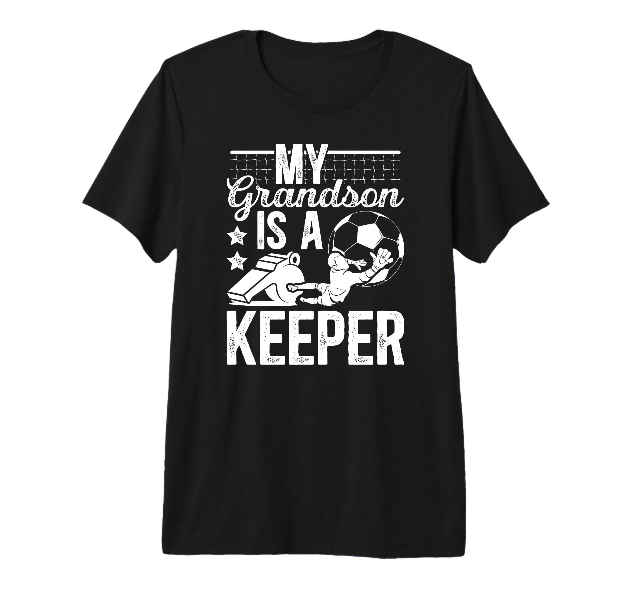Mens Proud Soccer Keeper Pop Pop T-Shirt - Fun Novelty Design Unisex