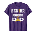Senior Cheer Dad Class 2025 Graduate Father T-Shirt - Graphic Print Unisex