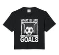 What Is Life Without Goals Soccer Comfort Hoodie - Graphic Print Unisex