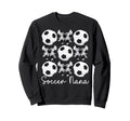 Soccer Nana Coquette Nana Soccer Player Sweatshirt - Unique Graphic Unisex