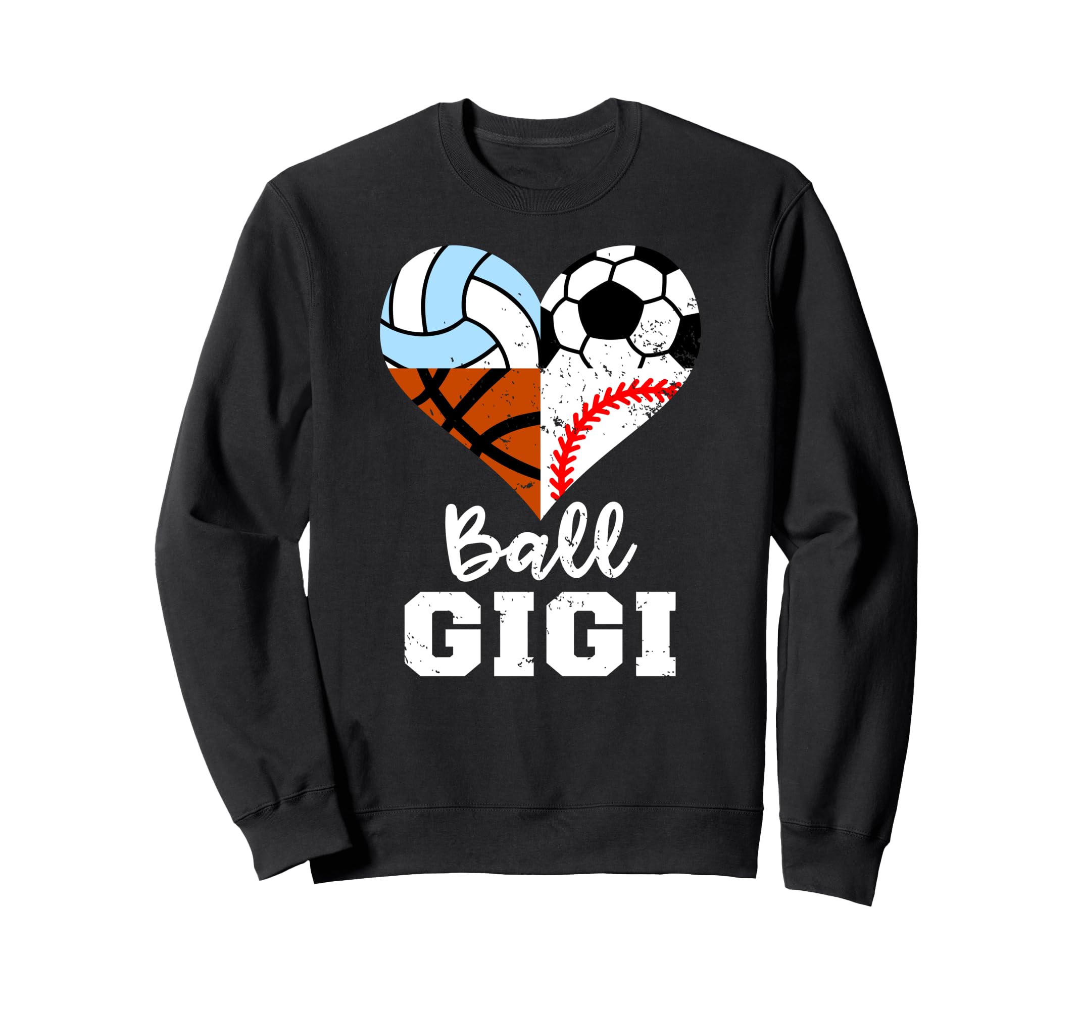 Ball Gigi Soccer Baseball Volleyball Sweatshirt - Trendy Graphic Unisex