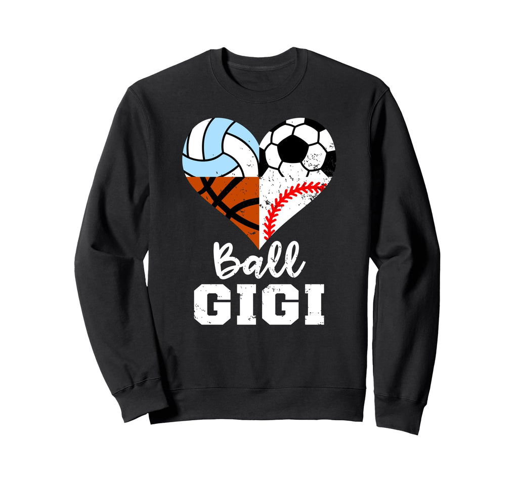 Ball Gigi Soccer Baseball Volleyball Sweatshirt - Graphic Print for Adults