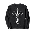Religious Jesus Soccer Child God Sweatshirt - Unique Graphic Men Women