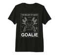 Biology Saves Axolotl Goalie Soccer T-Shirt - Aesthetic Graphic for Adults