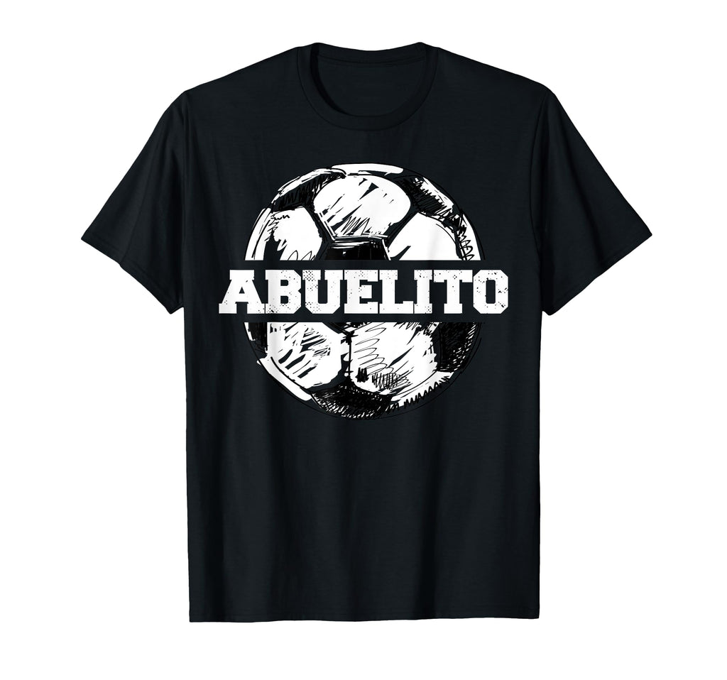 Soccer Abuelito Soccer Ball Split T-Shirt - Fun Novelty Design Men Women
