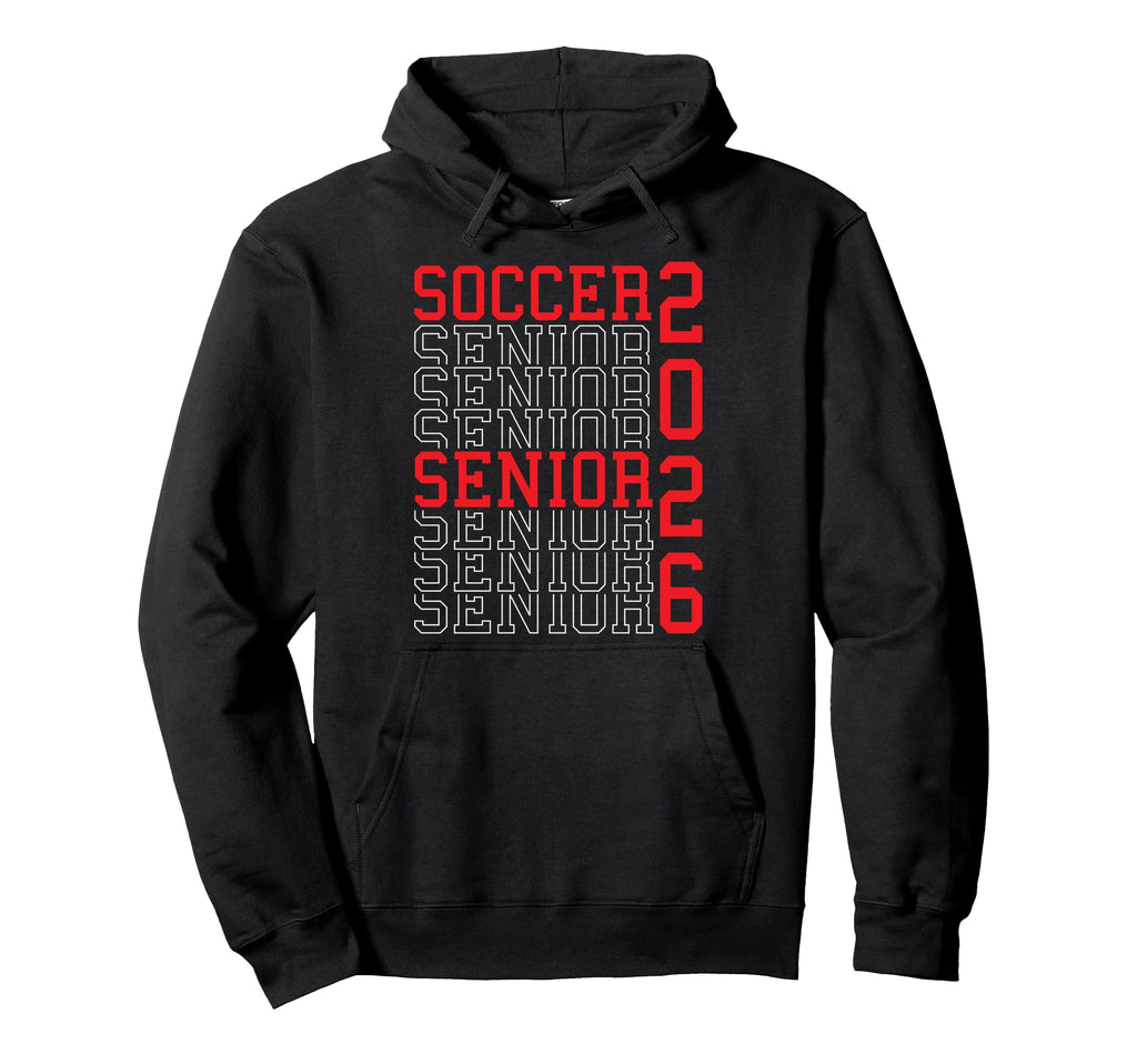 Soccer Senior Night Soccer Senior 2026 Hoodie - Trendy Graphic for Adults