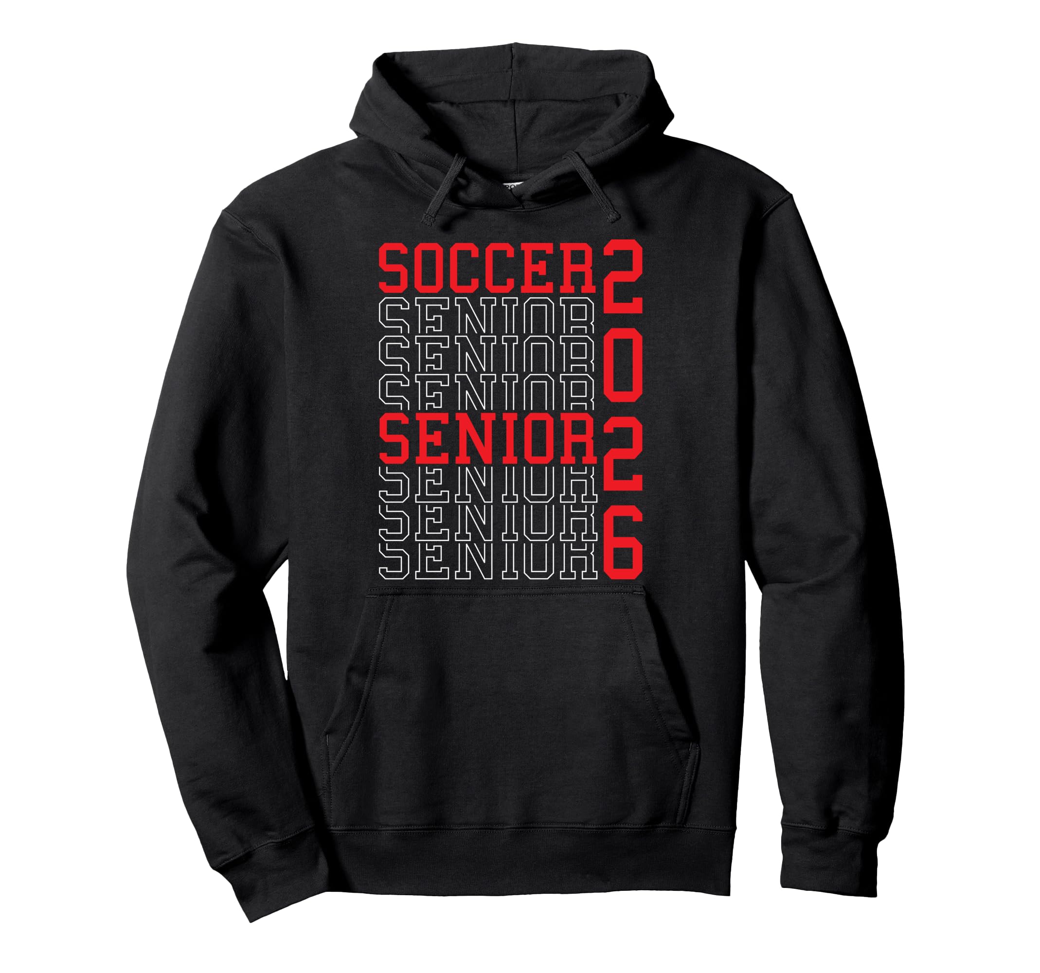 Soccer Senior Night Soccer Senior 2026 Hoodie - Trendy Graphic for Adults