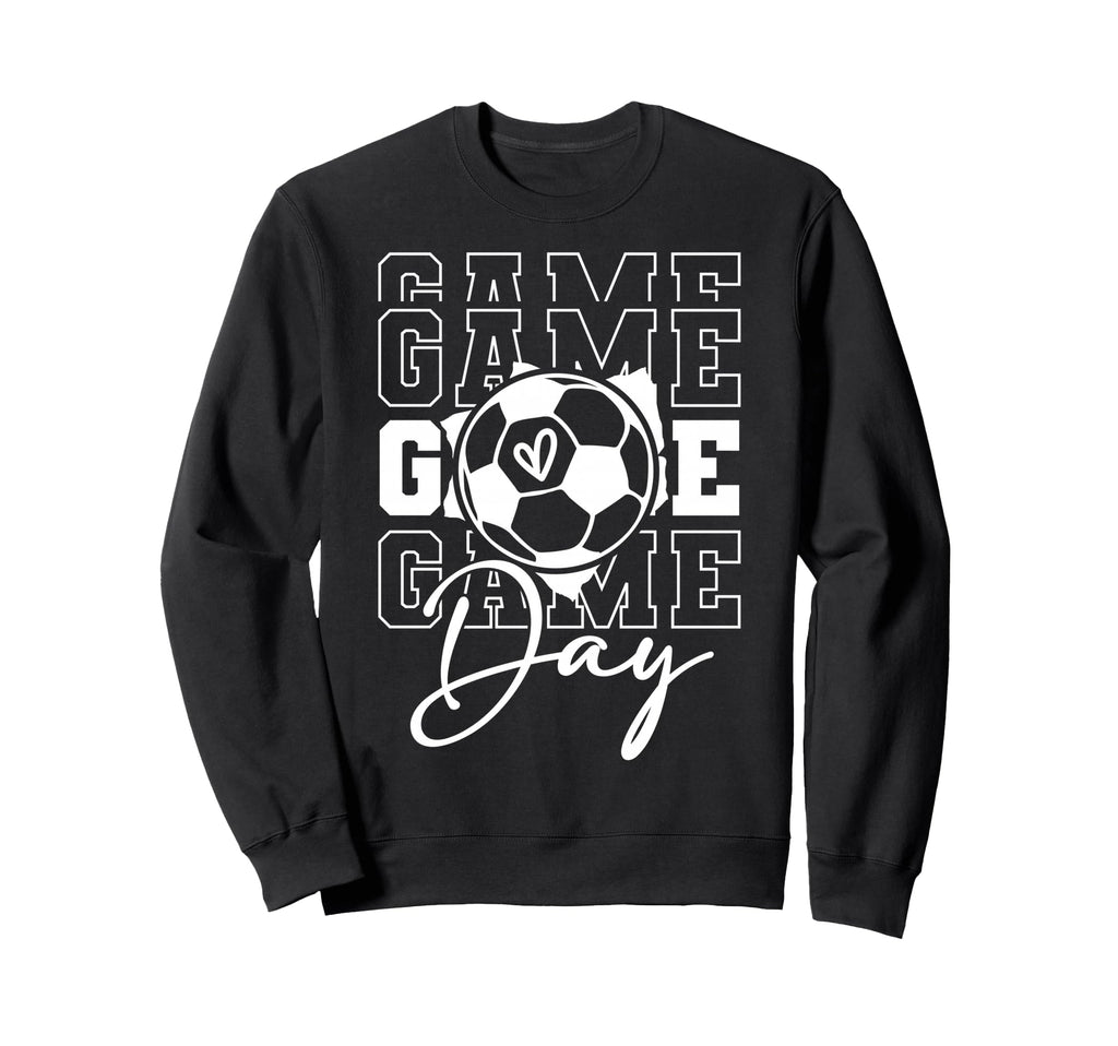 Game Day Soccer Sweatshirt - Aesthetic Graphic for Adults