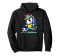 Footballer Unicorn Fans Soccer Team Hoodie - Minimalist Print Men Women