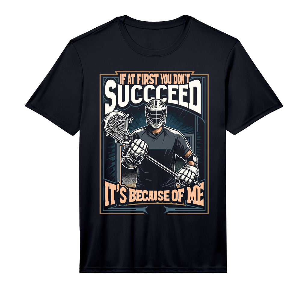 Funny Goalkeeper Lacrosse Goalie T-Shirt - Custom Art Print Unisex