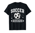Coquette Bow Soccer Grandma Soccer T-Shirt - Minimalist Print for Adults