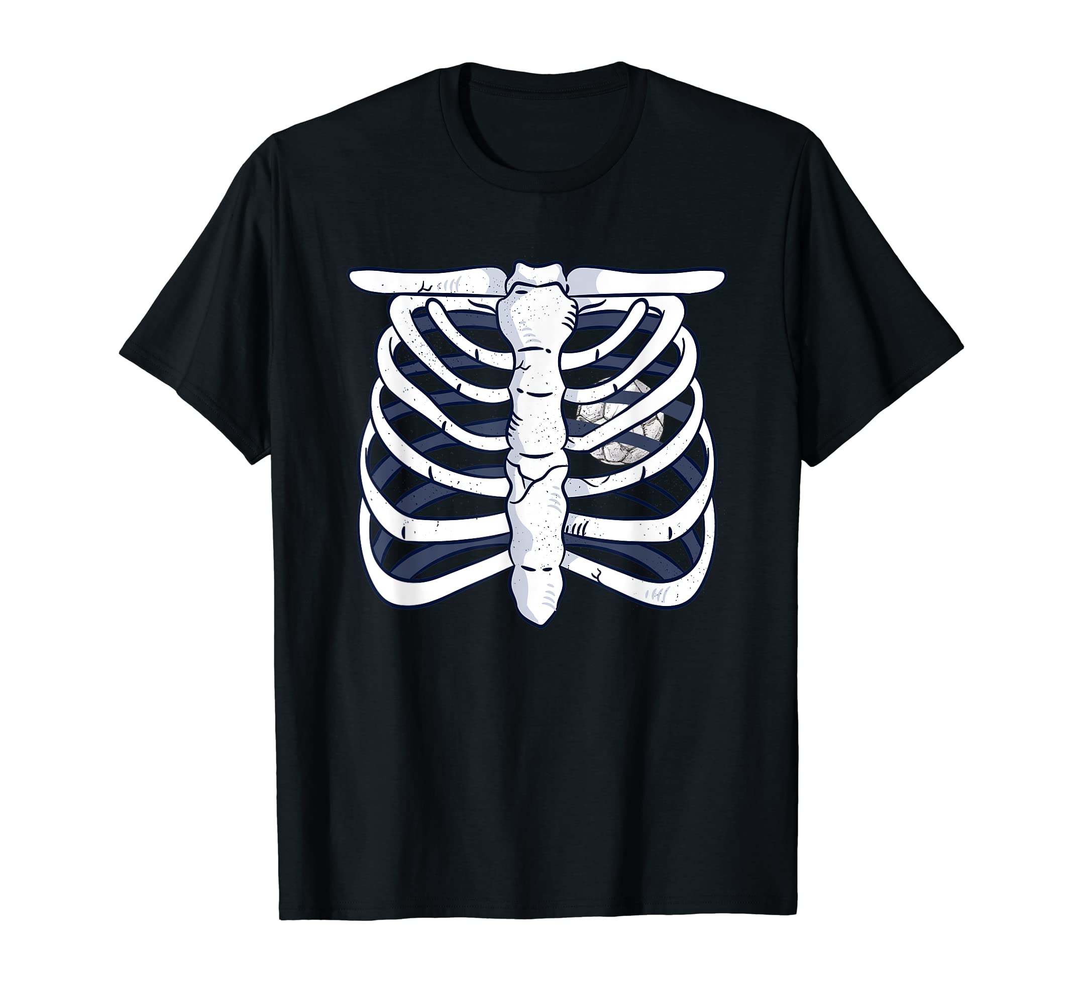 Soccer Game Day Skeleton Soccer Lovers T-Shirt - Minimalist Print Men Women