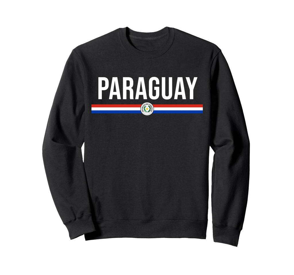 Paraguay Flag Sports Soccer Football Sweatshirt - Streetwear Style Unisex