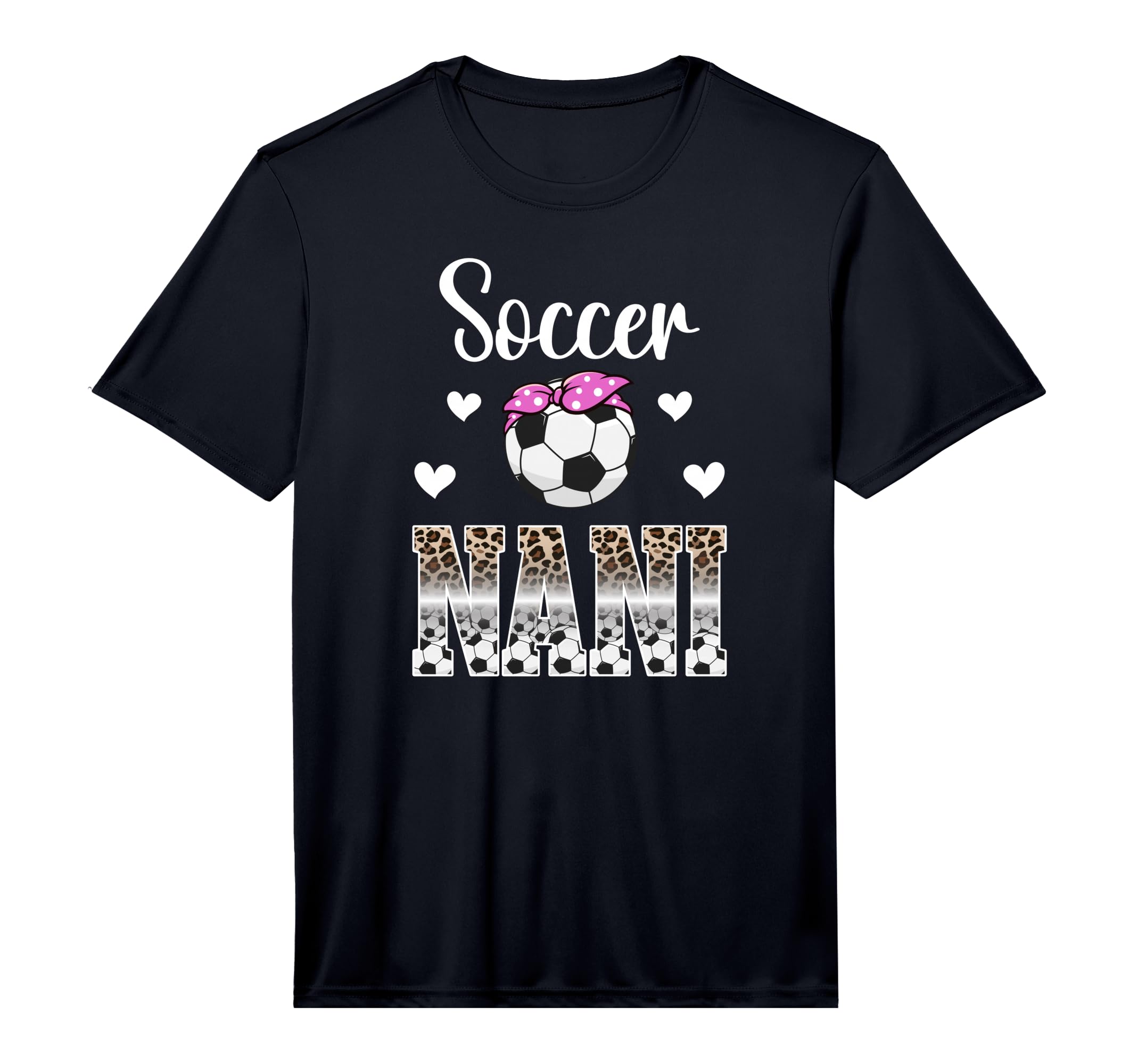 Mens Soccer Nani Leopard Grandma Nani T-Shirt - Streetwear Style Men Women