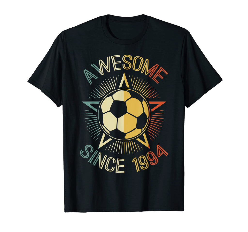 Awesome Since 1994 Soccer Birthday T-Shirt - Fun Novelty Design Men Women