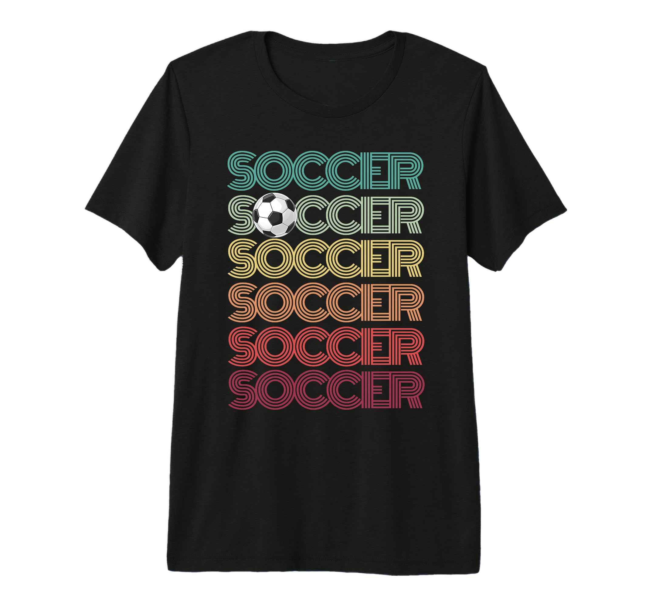 Groovy Soccer Just Who Loves Win Mom T-Shirt - Novelty Apparel Unisex