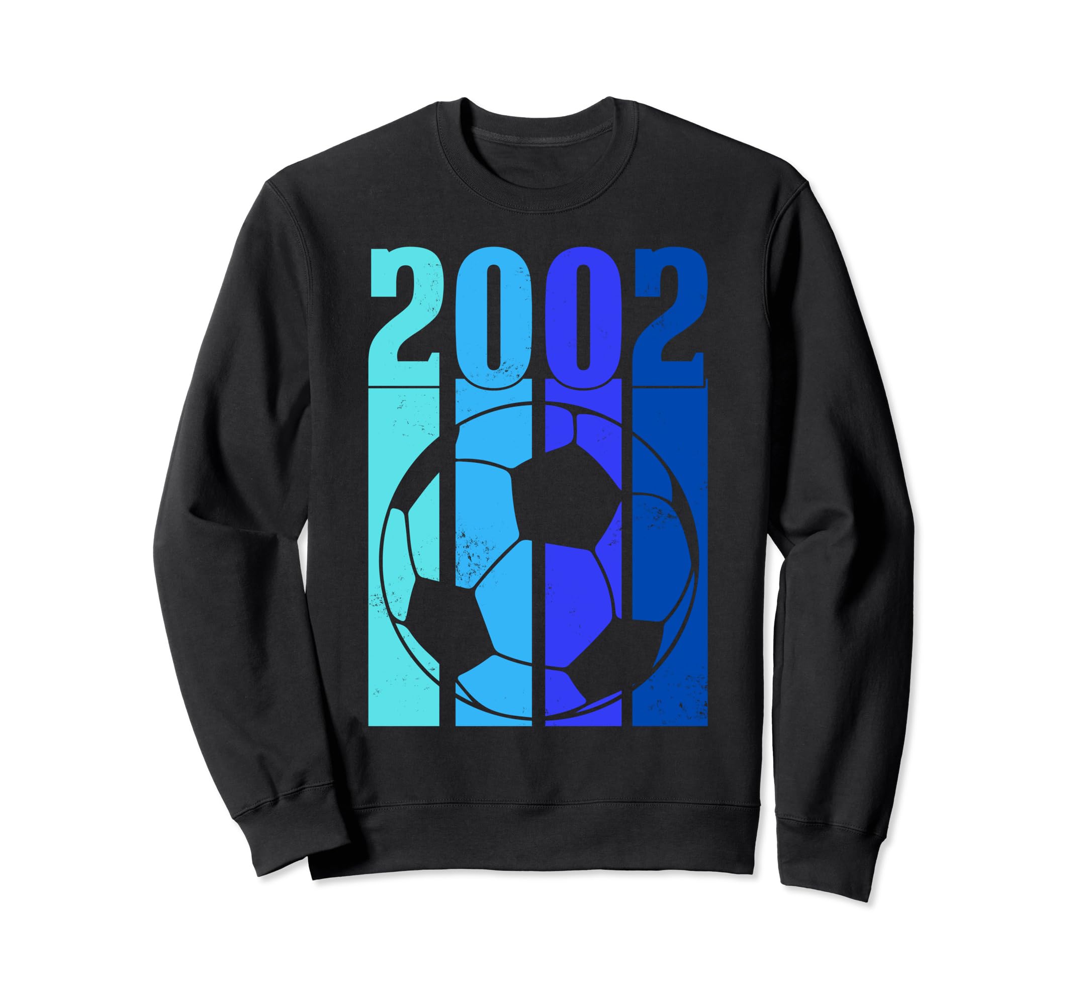2002 Soccer Sweatshirt - Minimalist Print for Adults