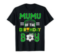 Mumu Birthday Soccer Goal Family Celebration T-Shirt - Graphic Print Unisex