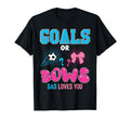 Goals Or Bows Dad Loves You 2026 T-Shirt - Streetwear Style Men Women