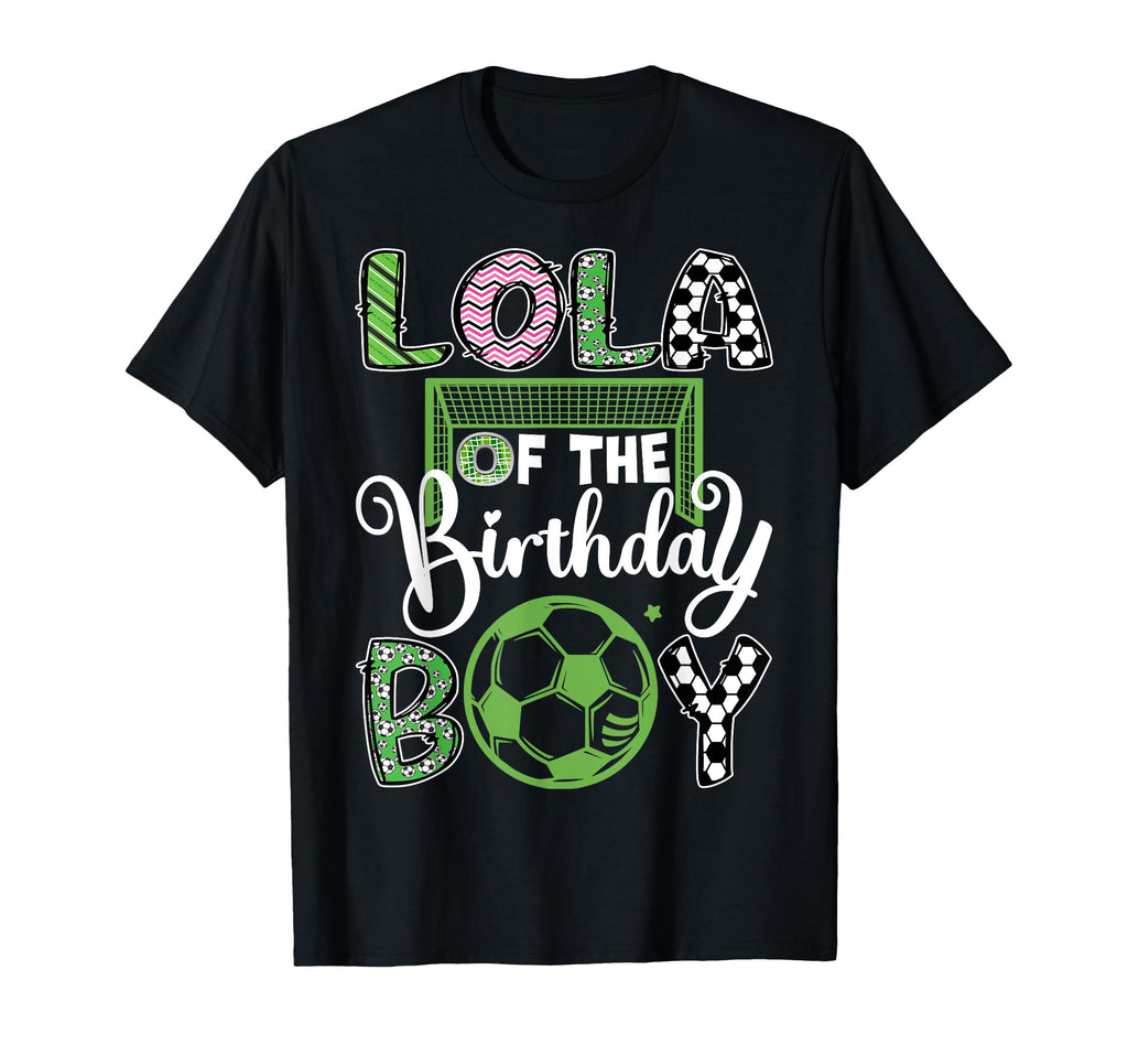 Lola Birthday Soccer Player Birthday T-Shirt - Graphic Print Unisex