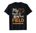 My Heart Is That Field Soccer Mom Dad T-Shirt - Aesthetic Graphic Men Women