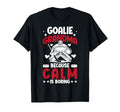 Funny Hockey Goalie Grandma Ice Hockey T-Shirt - Trendy Graphic Men Women
