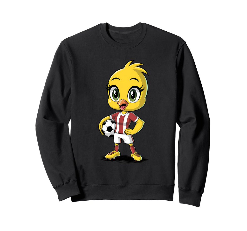 Soccer Chick Soccer Player Soccer Sweatshirt - Fun Novelty Design Men Women