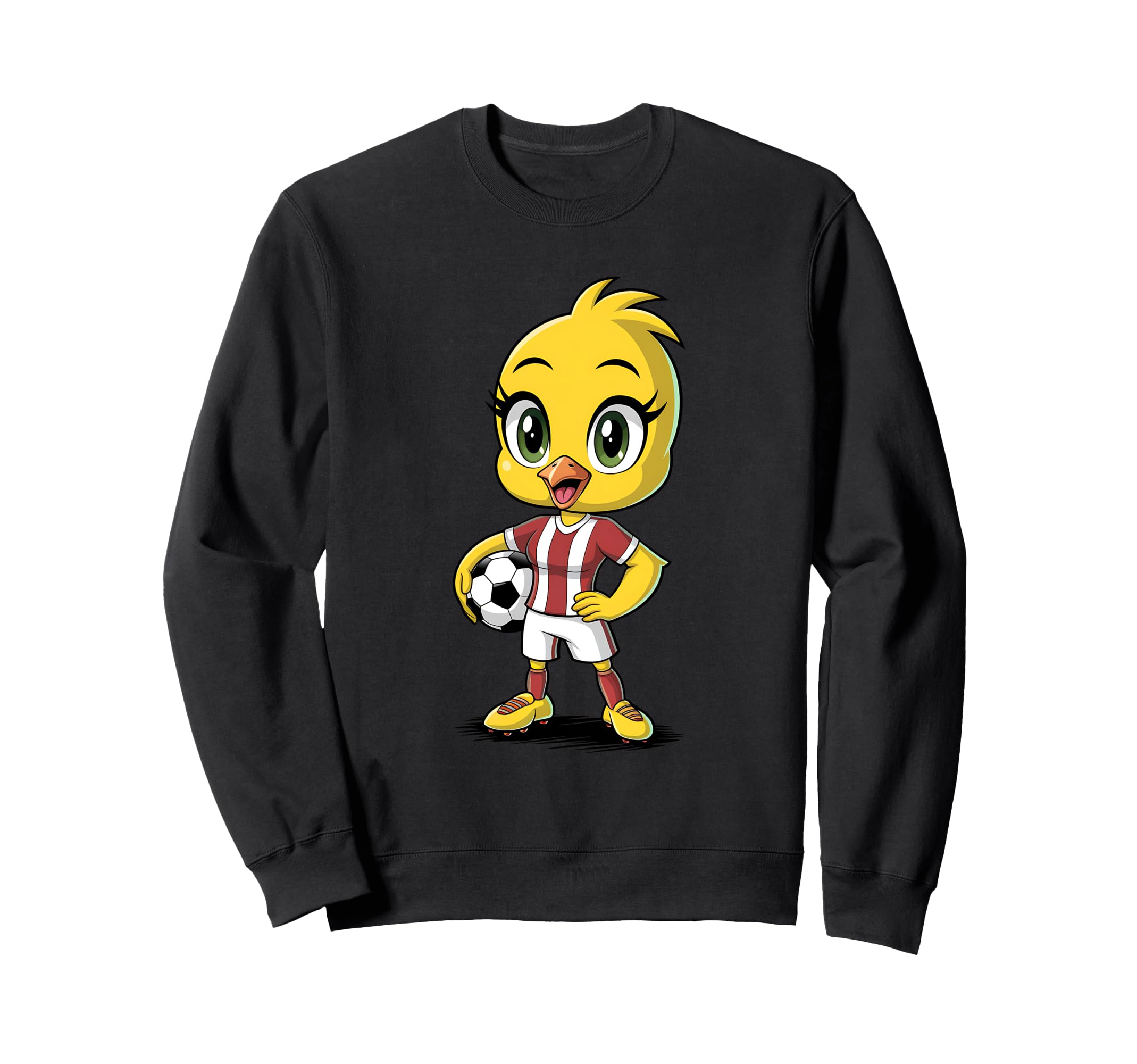 Soccer Chick Soccer Player Soccer Sweatshirt - Fun Novelty Design Men Women