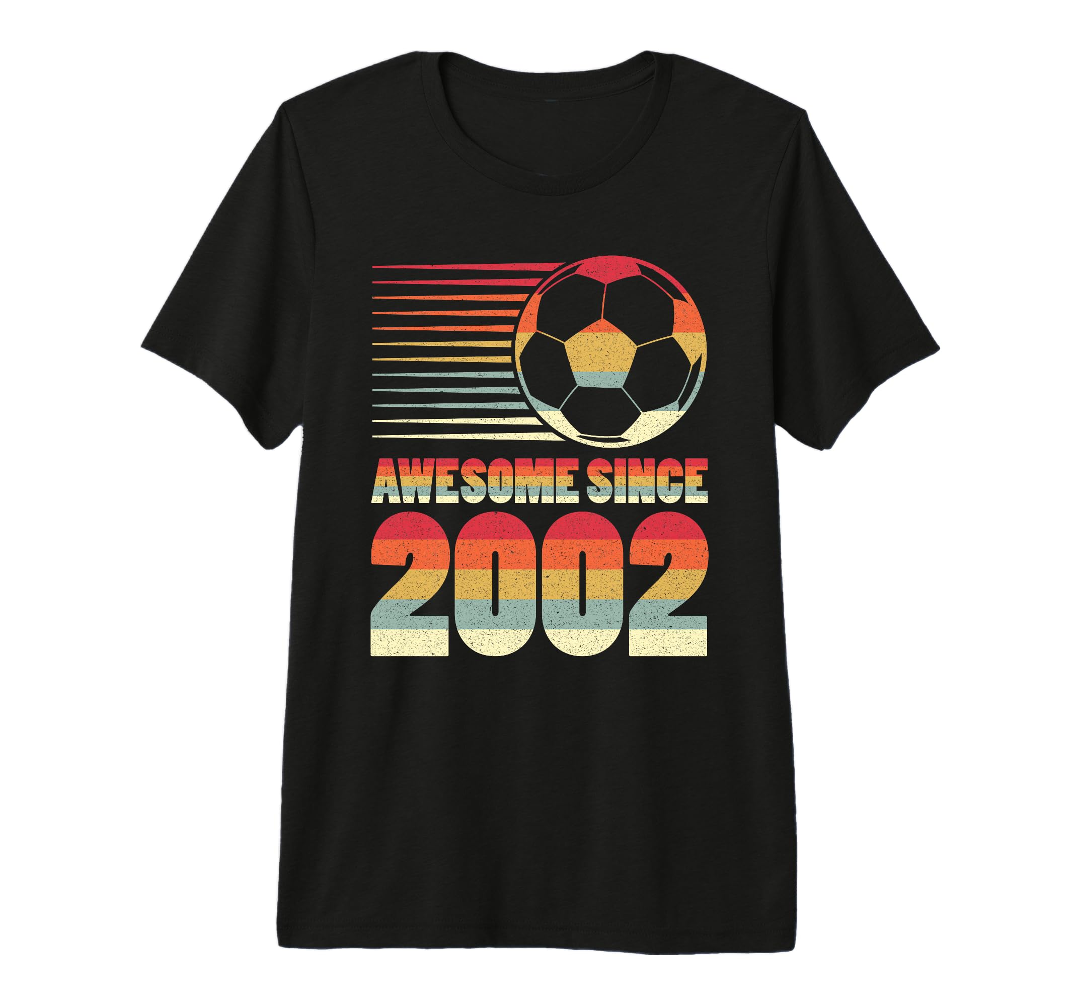 Awesome Since 2002 Soccer 24Th T-Shirt - Unique Graphic for Adults