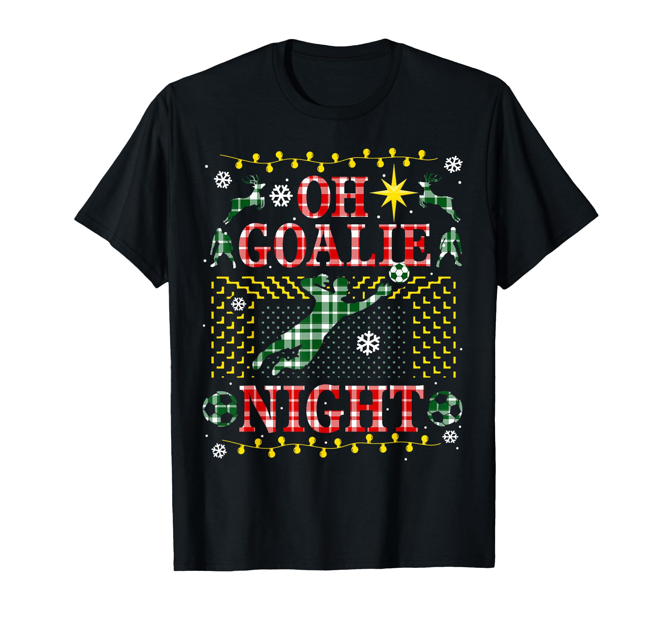 Funny Soccer Goalie Ugly Party Goal T-Shirt - Minimalist Print for Adults