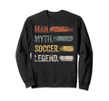 Soccer Legend Soccer Player Soccer Sweatshirt - Trendy Graphic Unisex