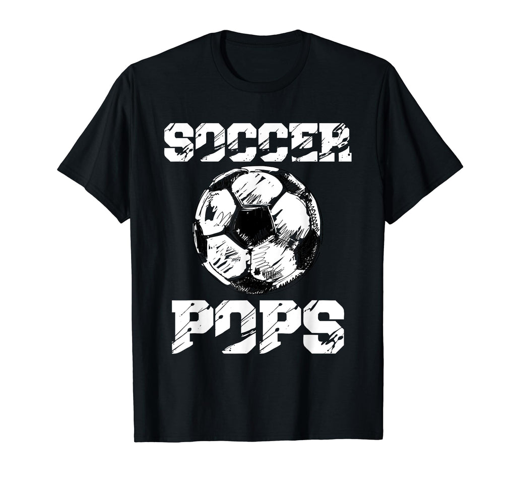Soccer Pops Funny Soccer Player Pops T-Shirt - Minimalist Print for Adults