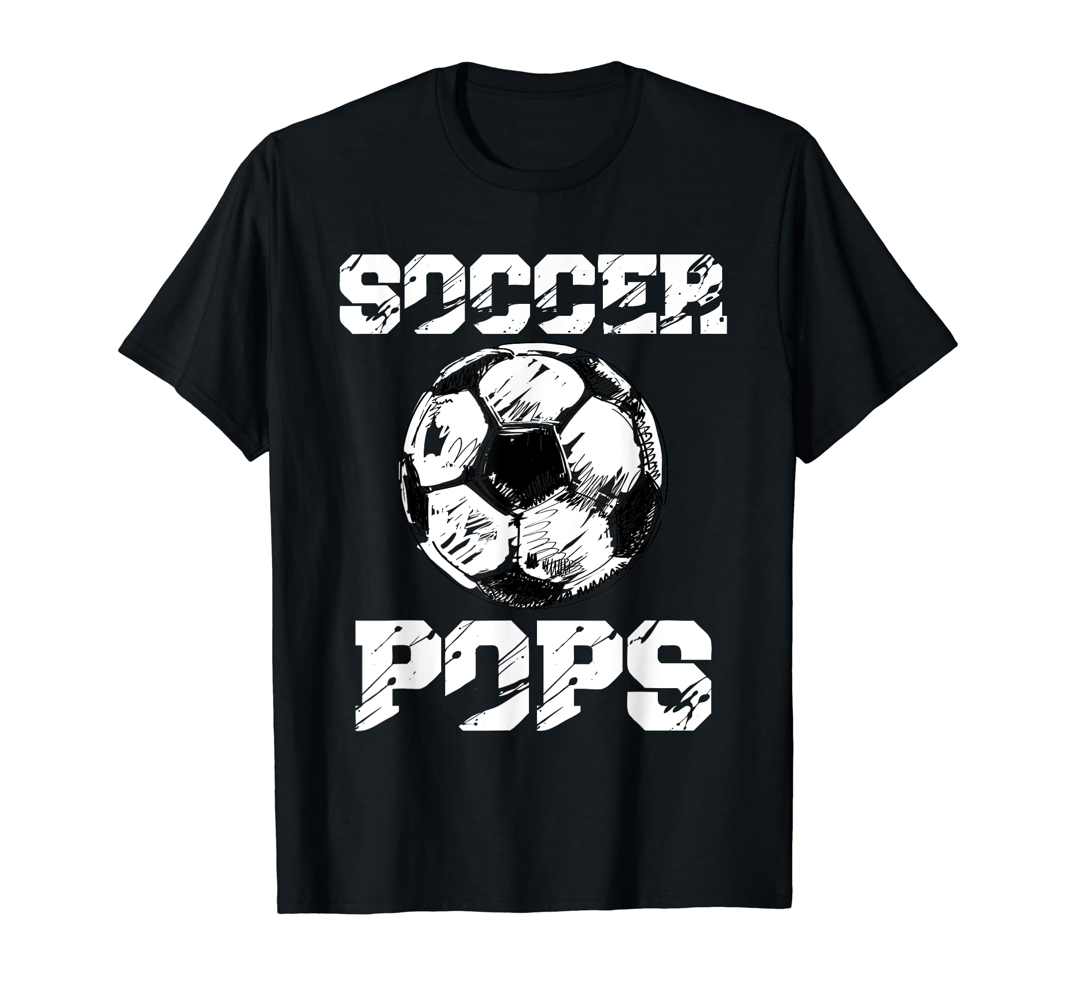 Soccer Pops Funny Soccer Player Pops T-Shirt - Minimalist Print for Adults