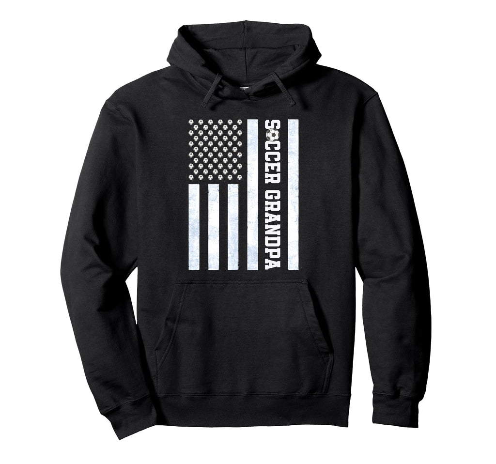 Soccer Grandpa Proud Soccer Player Usa Hoodie - Minimalist Print Unisex