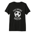 Bronx Soccer Distressed 90S Tri T-Shirt - Fun Novelty Design for Adults