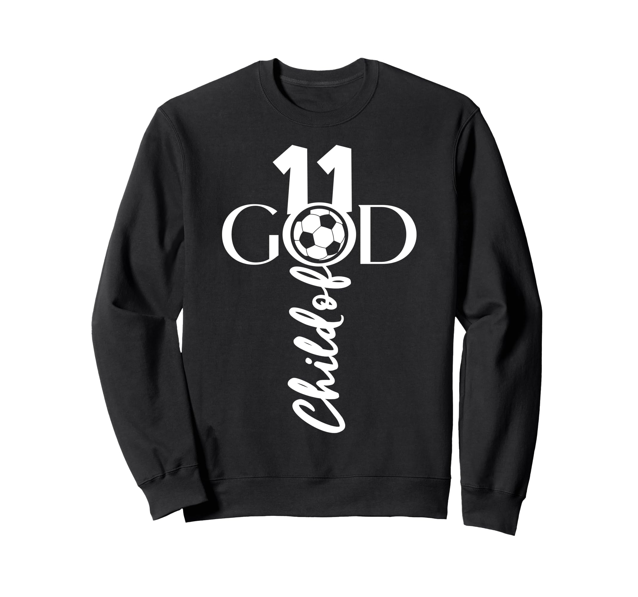 Jesus Christ 11 Years Child God Sweatshirt - Minimalist Print Men Women