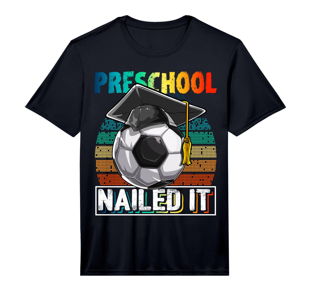 Preschool Nailed It Soccer Ball T-Shirt - Aesthetic Graphic Unisex