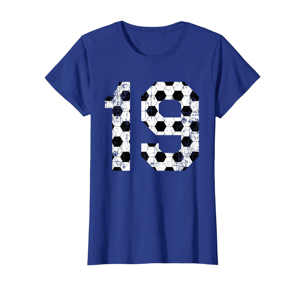 Soccer 19 Jersey Number T-Shirt - Casual Everyday Wear for Adults