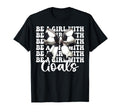 Be Goals Soccer Coquette Bow T-Shirt - Aesthetic Graphic for Adults