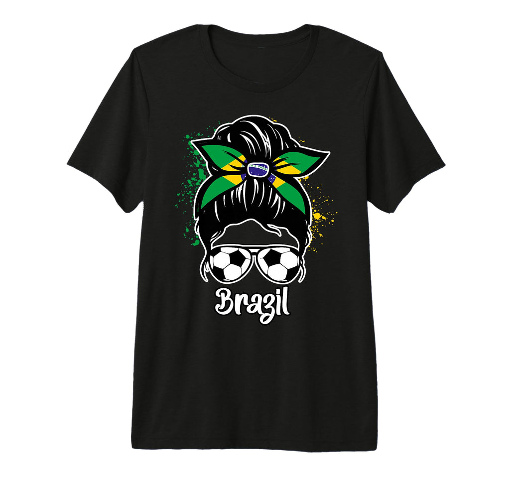 Brazil Soccer Game Player Football Fan T-Shirt - Graphic Print Unisex