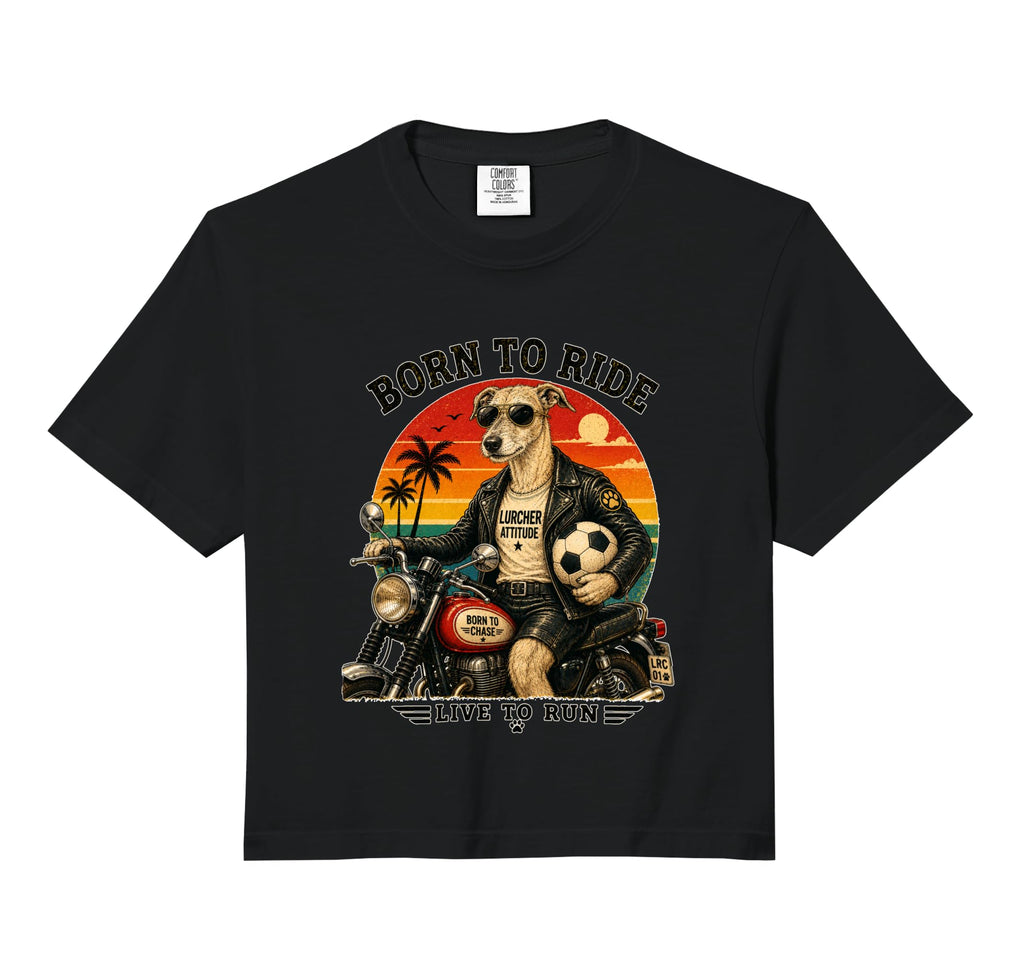Lurcher Motorbike Love Footbal Soccer T-Shirt - Streetwear Style Unisex