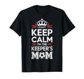 I Cant Keep Calm Im Keepers Soccer Mom T-Shirt - Unique Graphic for Adults