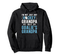 Im Hockey Goalie Grandpa Hockey Hoodie - Minimalist Print Men Women