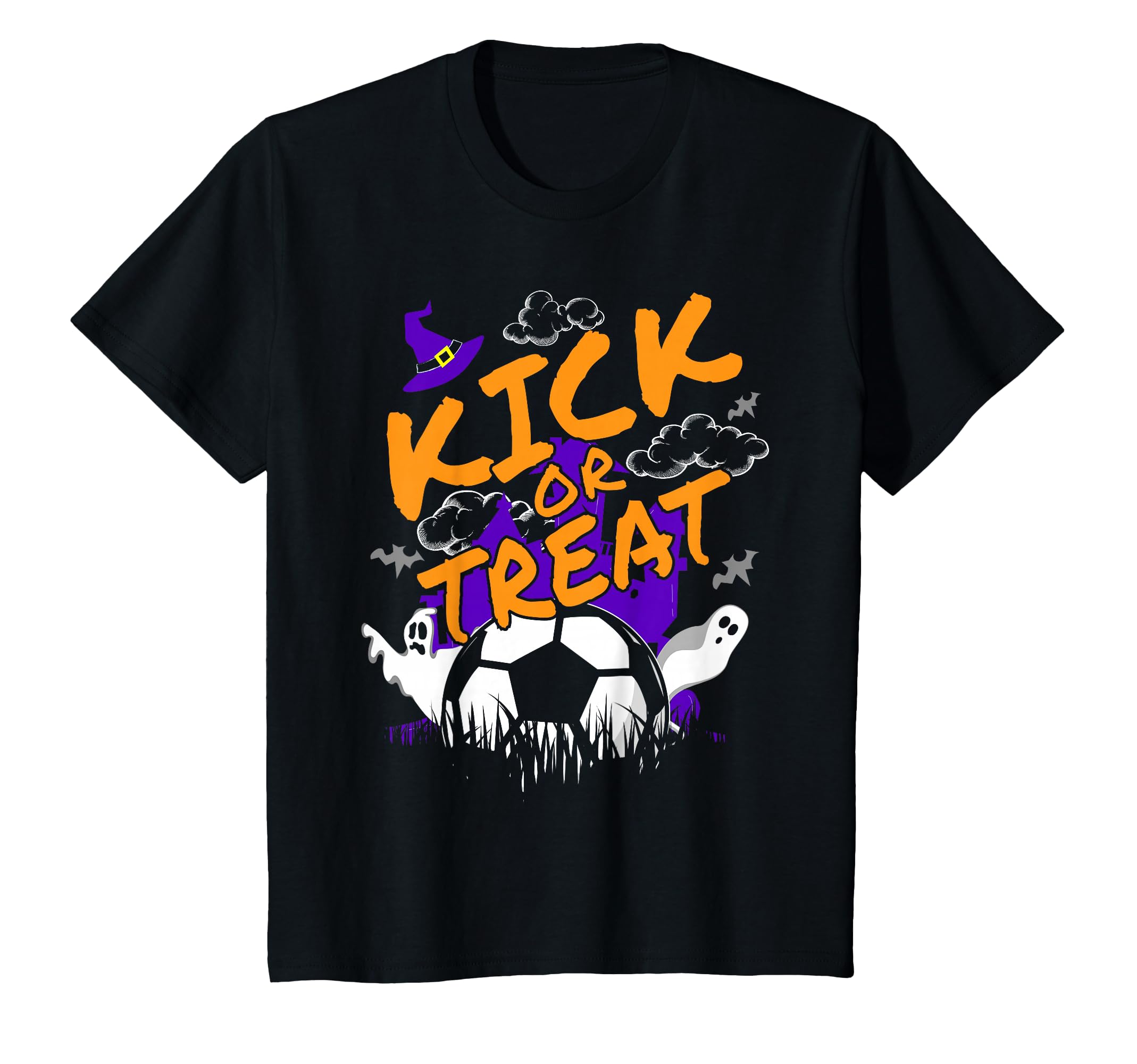 Halloween Soccer Players Soccer Ball T-Shirt - Aesthetic Graphic Men Women