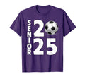 Soccer Player Senior Class 2025 Student T-Shirt - Aesthetic Graphic Unisex