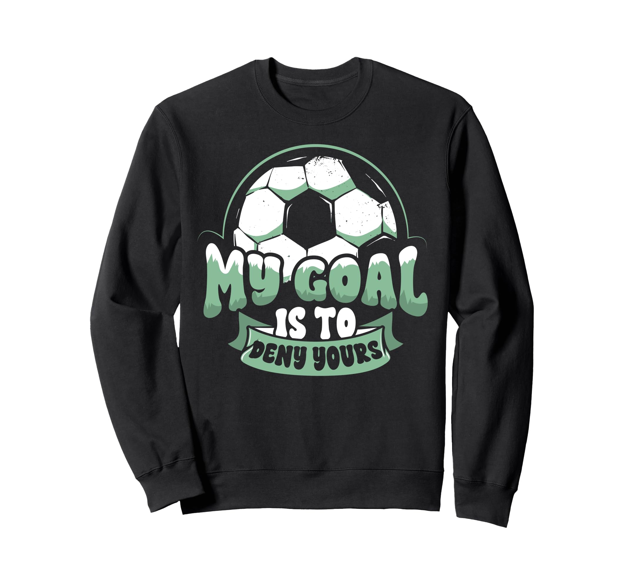 Soccer Player Goalie Goalkeeper Sweatshirt - Minimalist Print for Adults