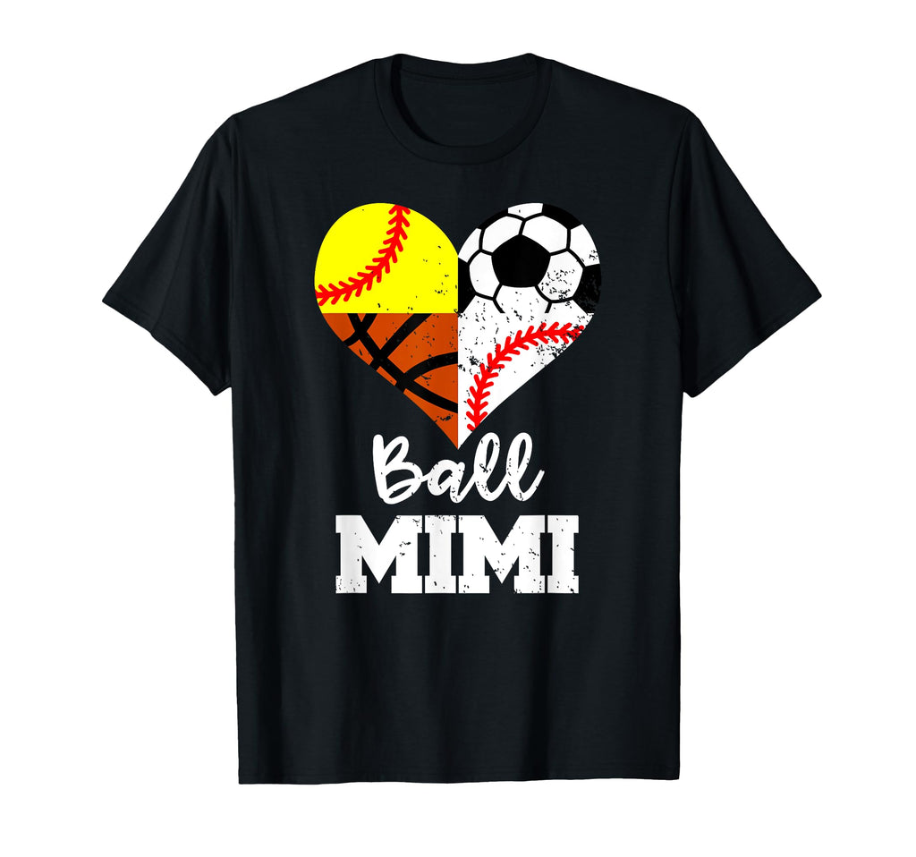 Ball Mimi Soccer Baseball Softball T-Shirt - Aesthetic Graphic Men Women