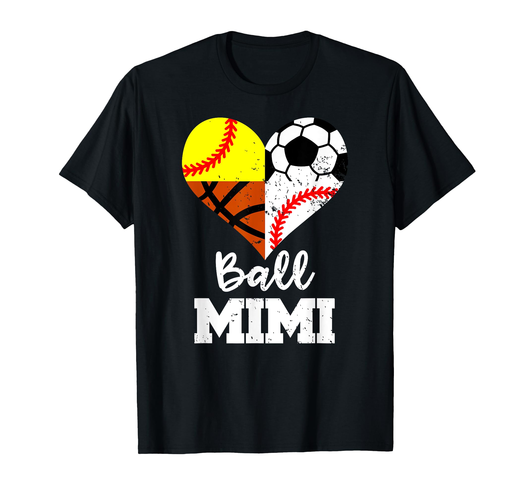 Ball Mimi Soccer Baseball Softball T-Shirt - Aesthetic Graphic Men Women