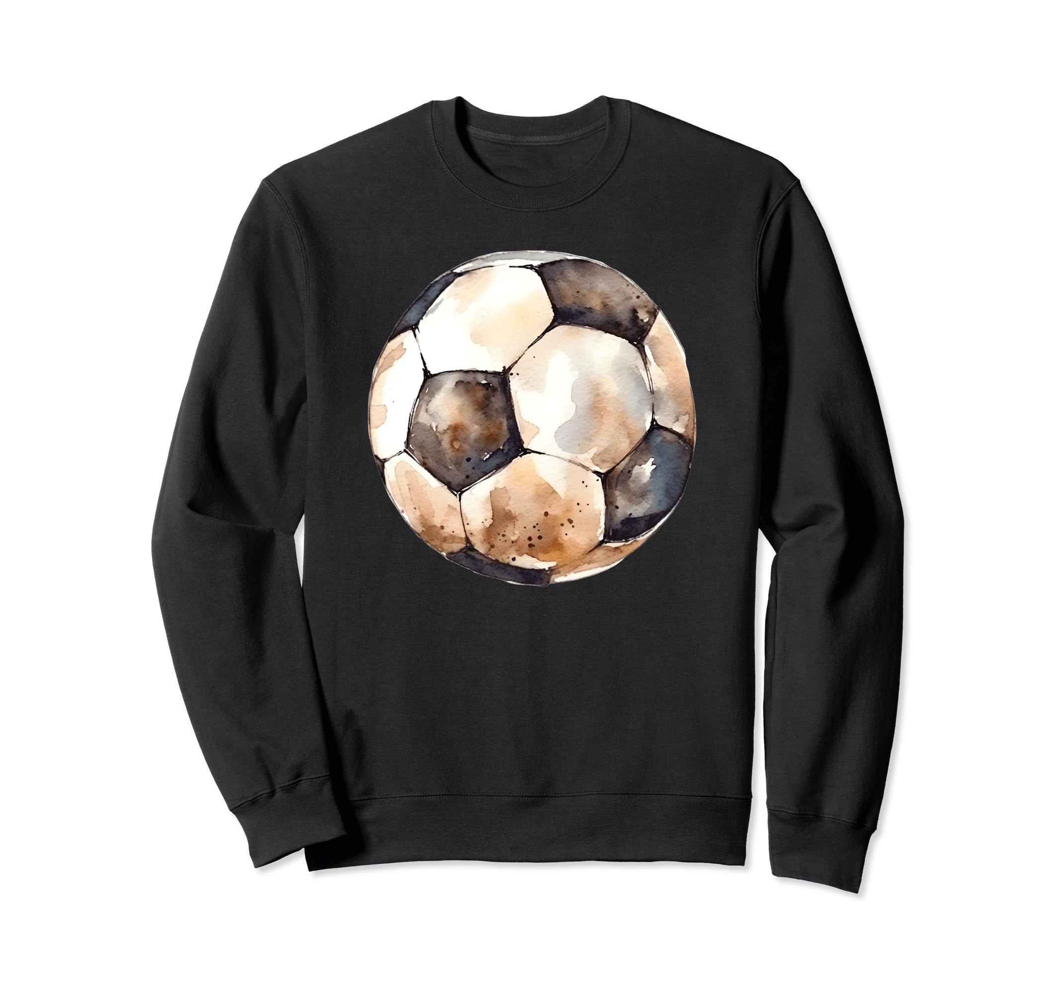 Soccer Ball Sports Lovers Sweatshirt - Casual Everyday Wear Men Women