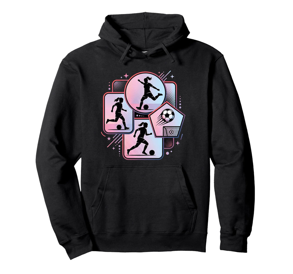 Soccer Player Football Player Sports Hoodie - Custom Art Print Men Women